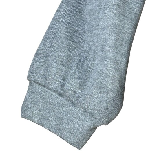 Big Mac Workwear Quilted Hoodie Mens XXL Navy Blue Gray Pocket Drawstring Zip Up - Picture 10 of 10